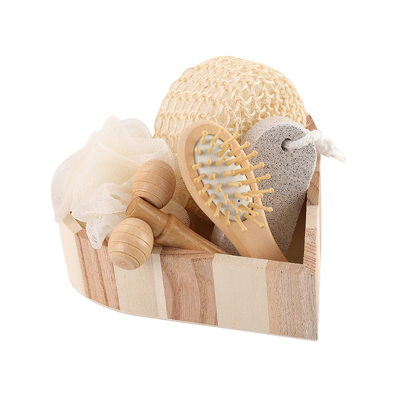 Juego de regalo de baño spa Heart-Box