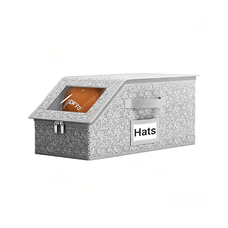 Caja de almacenamiento para sombreros apilable de gran capacidad