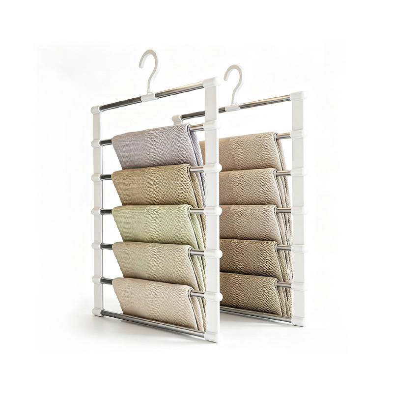 Percha para pantalones estilo escalera de varios niveles